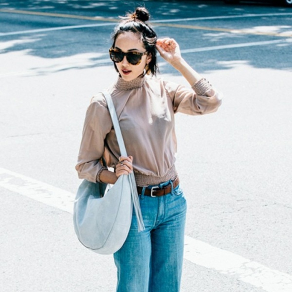 🌟NWT🌟 Elizabeth & James Large Suede Leather Hobo